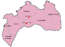 Map of Johor Bahru District, Johor 柔佛州新山县地图