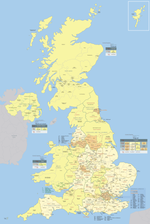 Miniatura para Subdivisões do Reino Unido