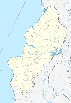 Mapa de localización de Manabí