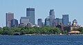 Downtown Minneapolis from across Lake Calhoun