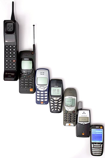 English: Mobile phone evolution Ð ÑÑÑÐºÐ¸Ð¹: Ð­Ð²Ð¾Ð»Ñ...