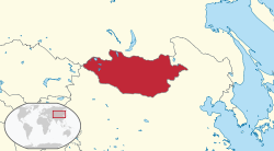 Mongolia - Localizzazione