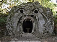 Orcus sculpture in Bomarzo