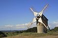 Moulin de la Falaise à Batz-sur-Mer, près de Guérande en Loire-Atlantique. C'est un moulin-tour de type "petit-pied" breton.