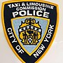 New York City Taxi and Limousine Commission Police uniform shoulder patch