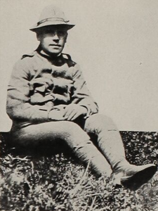 Oldřich Trojánek v uniformě čs. legií (1918)