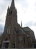 Sint-Laurentiuskerk; Kerk in neo-gotische stijl met toren en dakruiter