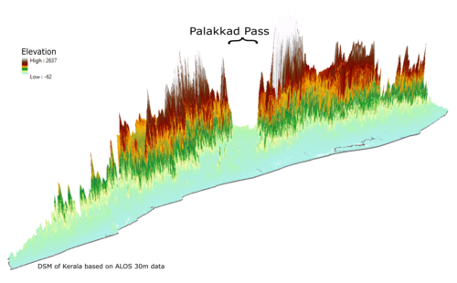 Palakkad Gap представлен в DSM