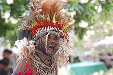 A resident of Boga-Boga, a village on the southeast coast of mainland Papua New Guinea Papua New Guinean.JPG