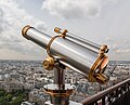 31. Távcső az Eiffel-torony megfigyelő teraszán (Párizs, Franciaország) (javítás)/(csere)