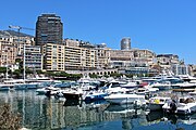 Port Hercule mit Blick auf Monte-Carlo