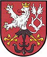 Löwenadler im Wappen von Rabštejn nad Střelou