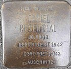 Stolperstein für Daniel Rosenthal