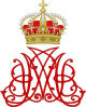 Royal Monogram of Maria Giovanna Battista (Marie Jeanne Baptiste) of Savoy.svg