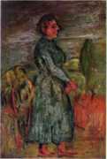 Portrait de femme, vers 1918