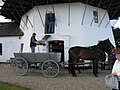 Der arbejdes på broloftet på ”møllens dag” 20. juni 2009