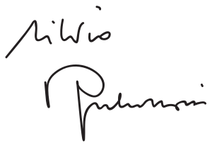 Silvio Berlusconi's signature.