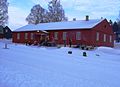 «Tyskerbrakke» på Høytorp fort.