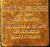 Stolperstein zur Erinnerung an Maria Leimberger