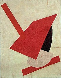 Composição suprematista de Nina Genke-Meller, 1915