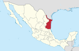 Kaart van Estado Libre y Soberano de Tamaulipas