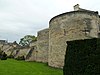 Westelijke stadsmuur et resten van een ronde en een vierkante toren