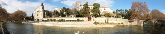 Ventenac le long du canal du Midi.