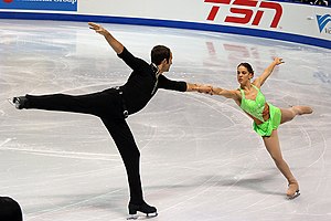 Tiffany Vise & Derek Trent at the 2006 Skate Canada International.