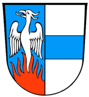 Phönix im Wappen der Gemeinde Bechtsrieth