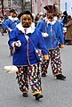 Carnavalsfiguur tijdens de optocht (Narrensprung) van 2011 te Günzburg