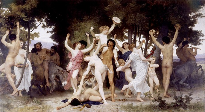 La Jeunesse de Bacchus William Bouguereau, 1884