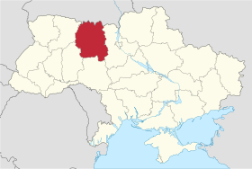 Localisation de Oblast de Jytomyr