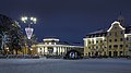 Krasna Square snowed during the Xmas time