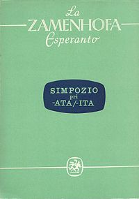 La Zamenhofa Esperanto. Simpozio pri -ata/-ita