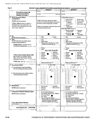 1990 US Census Form Sample