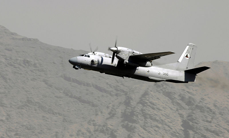 File:AN-32 cargo plane of the Afghan Air Force.jpg