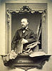 Portrait of Auguste-François Bonheur by French photographer Adolphe Dallemagne