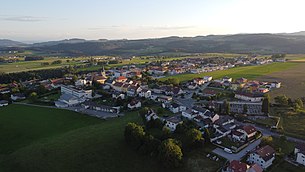 Alberndorf vom Nord-Osten aus gesehen