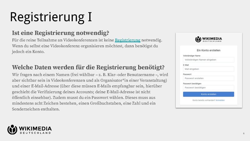 Registrierung