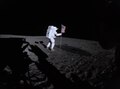 File:Apollo 14 footage of the astronauts climbing down from the lunar lander and planting an American flag.ogv