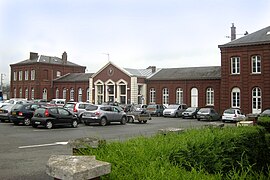 The railway station in Serqueux