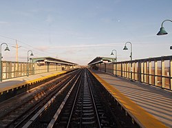 The Beach 44th Street subway station on the Rockaway Peninsula Beach 44 Street vc.jpg