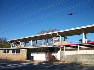 Bellerose LIRR Station; South Side-1.JPG