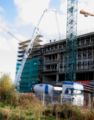 Costruzione di un edificio in calcestruzzo