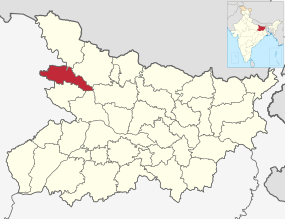 Positionskarte des Distrikts Gopalganj