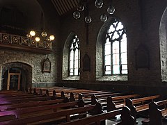 Interior of Black Abbey in 2018