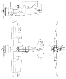 vue en plan de l’avion