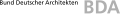 Logo des Bunds Deutscher Architekten (1/2013)