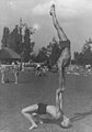 Gymnastik am Strand in Berlin-Treptow (1948)