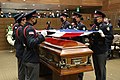 Capilla Ardiente y Guardia de Honor al féretro del diputado Peña por efectivos de la Guardia de Honor Presidencial.
